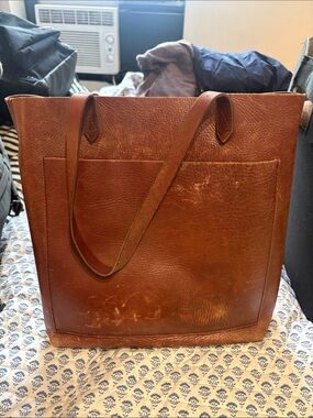 Madewell Leather Tote Bag - Brown